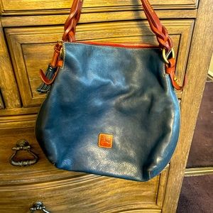 Dooney & Bourke Florentine  leather Blue hobo bag